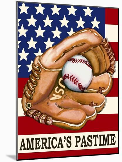 Americas Passtime-Laurie Korsgaden-Mounted Giclee Print