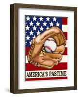 Americas Passtime-Laurie Korsgaden-Framed Giclee Print