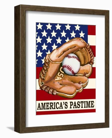 Americas Passtime-Laurie Korsgaden-Framed Giclee Print