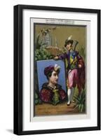 Amerigo Vespucc, Italian Navigator and Cartographer-null-Framed Giclee Print