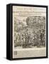 Amerigo Vespucci Discovers the Primitive Population on the Orinoco Delt-Theodore de Bry-Framed Stretched Canvas