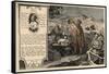 Amerigo Vespucci, Italian Explorer-Science Source-Framed Stretched Canvas