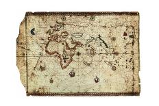 King Hamy' Navigational Chart, 1502-Amerigo Vespucci-Framed Giclee Print