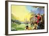 Amerigo Vespucci Sighting America-Severino Baraldi-Framed Giclee Print