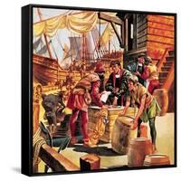 Amerigo Vespucci, the Man Who Gave America Its Name-Ron Embleton-Framed Stretched Canvas