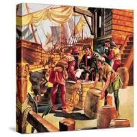 Amerigo Vespucci, the Man Who Gave America Its Name-Ron Embleton-Stretched Canvas