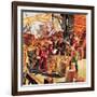 Amerigo Vespucci, the Man Who Gave America Its Name-Ron Embleton-Framed Giclee Print