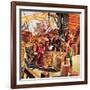 Amerigo Vespucci, the Man Who Gave America Its Name-Ron Embleton-Framed Giclee Print