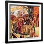 Amerigo Vespucci, the Man Who Gave America Its Name-Ron Embleton-Framed Giclee Print