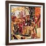 Amerigo Vespucci, the Man Who Gave America Its Name-Ron Embleton-Framed Giclee Print