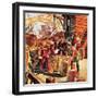 Amerigo Vespucci, the Man Who Gave America Its Name-Ron Embleton-Framed Giclee Print