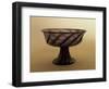 Amethyst Glass Bowl with Stand, Murano, Venice, Italy, 16th Century-null-Framed Giclee Print