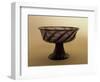 Amethyst Glass Bowl with Stand, Murano, Venice, Italy, 16th Century-null-Framed Giclee Print