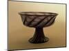 Amethyst Glass Bowl with Stand, Murano, Venice, Italy, 16th Century-null-Mounted Giclee Print