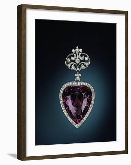 Amethyst Necklace-null-Framed Photographic Print