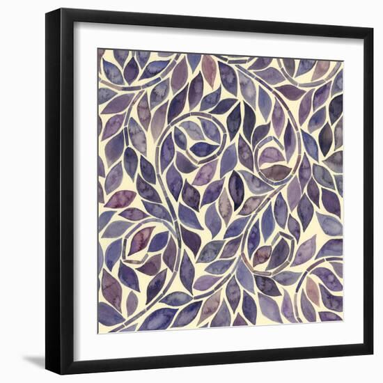 Amethyst Swirls IV-Grace Popp-Framed Art Print