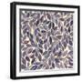 Amethyst Swirls IV-Grace Popp-Framed Art Print