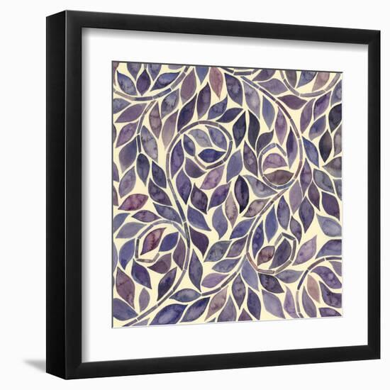 Amethyst Swirls IV-Grace Popp-Framed Art Print