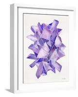 Amethyst Watercolor-Cat Coquillette-Framed Giclee Print