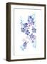 Amethystine Blooms I-Regina Moore-Framed Art Print