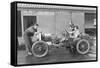 Amherst Villiers and a Mechanic Taking the Revs of a Bugatti Cordon Rouge, C1920S-null-Framed Stretched Canvas