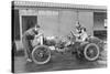 Amherst Villiers and a Mechanic Taking the Revs of a Bugatti Cordon Rouge, C1920S-null-Stretched Canvas