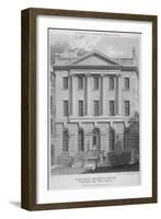 Amicable Society for a Perpetual Assurance Office, Serjeants' Inn, Fleet Street, London, 1801-Samuel Rawle-Framed Giclee Print