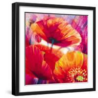 Amid Poppies I-Nick Vivian-Framed Giclee Print