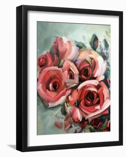 Amid Scent of Roses-Holly Van Hart-Framed Art Print