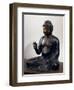 Amida-Nyorai or Buddha Amitabha, Seated While Listening, Bronze Statue, Japan-null-Framed Giclee Print