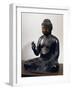 Amida-Nyorai or Buddha Amitabha, Seated While Listening, Bronze Statue, Japan-null-Framed Giclee Print