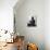 Amida-Nyorai or Buddha Amitabha, Seated While Listening, Bronze Statue, Japan-null-Mounted Giclee Print displayed on a wall