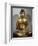 Amida-Nyorai or Buddha Amitabha, Seated While Preaching, Lacquered and Gilded Wooden Statue, Japan-null-Framed Giclee Print