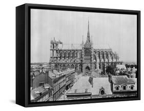 Amiens Cathedral in France-null-Framed Stretched Canvas