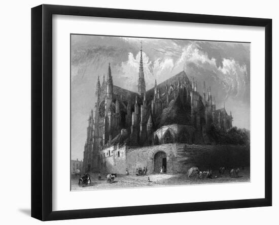 Amiens Cathedral-Hablot Browne-Framed Art Print