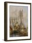 Amiens Cathedral-Thomas Colman Dibdin-Framed Giclee Print