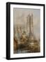 Amiens Cathedral-Thomas Colman Dibdin-Framed Giclee Print