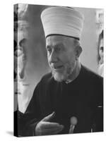 Amin El Husseini, Former Mufti of Jerusalem, Attending Bandung Conference-null-Stretched Canvas