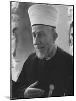 Amin El Husseini, Former Mufti of Jerusalem, Attending Bandung Conference-null-Mounted Photographic Print