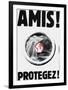 Amis ! Protégez !-Roman Cieslewicz-Framed Collectable Print