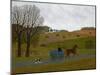 Amish Cart, Lancaster County, Pennsylvania-Vincent Haddelsey-Mounted Giclee Print