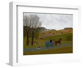 Amish Cart, Lancaster County, Pennsylvania-Vincent Haddelsey-Framed Giclee Print