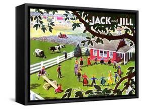 Amish Children - Jack and Jill, October 1944-Manning de V. Lee-Framed Stretched Canvas