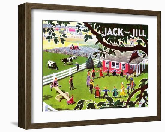 Amish Children - Jack and Jill, October 1944-Manning de V. Lee-Framed Giclee Print