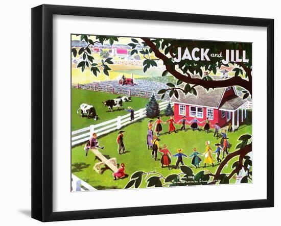 Amish Children - Jack and Jill, October 1944-Manning de V. Lee-Framed Giclee Print