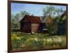 Amish Country Barn-Barbara Chenault-Framed Art Print