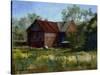 Amish Country Barn-Barbara Chenault-Stretched Canvas