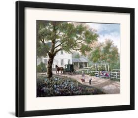 Amish Country Home-Carl Valente-Framed Art Print