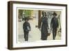 Amish Family, Lancaster County, Pennsylvania-null-Framed Art Print