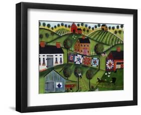 Amish Folk Art Quilts-Cheryl Bartley-Framed Premium Giclee Print